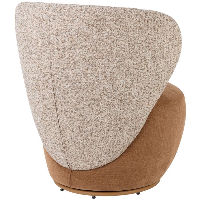 Draaifauteuil Solee Koper