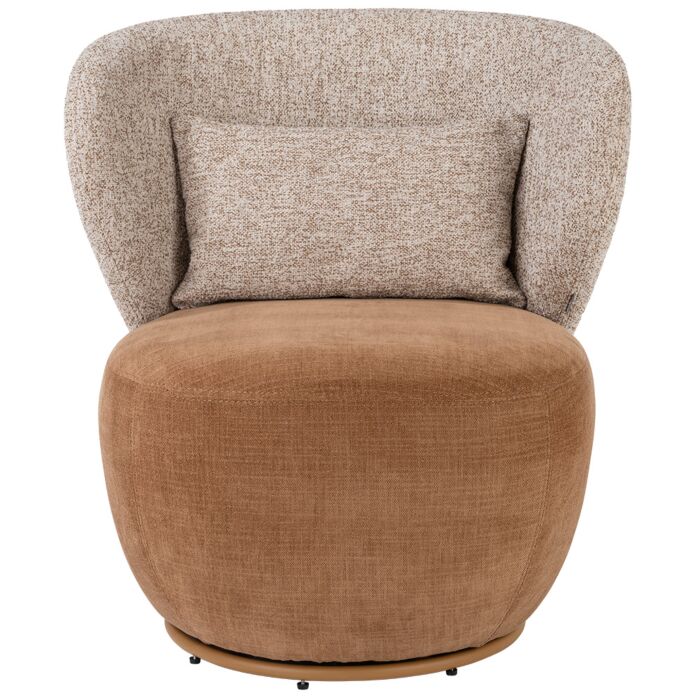 Draaifauteuil Solee Koper