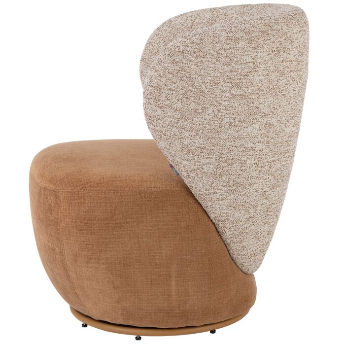 Draaifauteuil Solee Koper