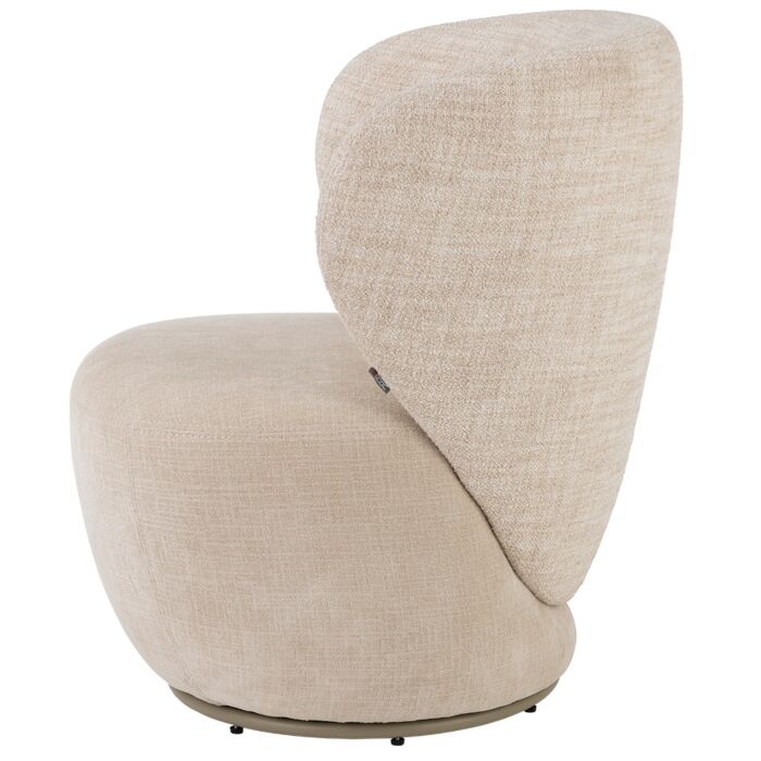 Draaifauteuil Solee Creme