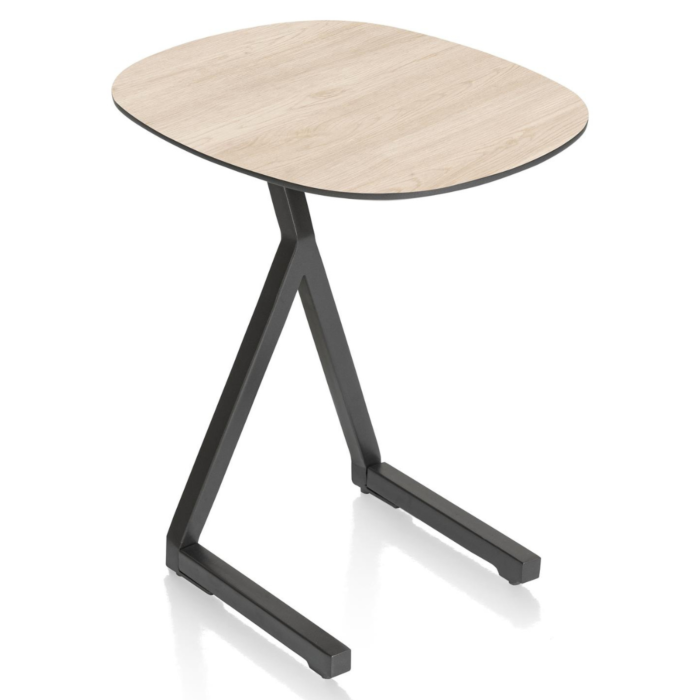 Minato, Laptop-Tafel 45 X 35 Cm. - Hoogte 52 Cm. - Light Natural Oak