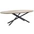 Eettafel Podavi ovaal eikenhout 240x120cm