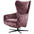 IN.HOUSE Relaxfauteuil Sinta Velvet Medium Rood