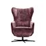 IN.HOUSE Relaxfauteuil Sinta Velvet Medium Rood