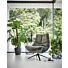 Draaifauteuil Monzone groen leer