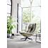 Draaifauteuil Monzone groen leer