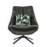 Draaifauteuil Monzone donkergroen velvet