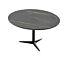 Salontafel Ranara keramiek zwart ø58cm