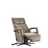 Relaxfauteuil Lerira met sta-op XS microleder bruin
