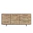 Dressoir Rianta houtstructuur/metaal