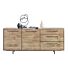 Dressoir Rianta houtstructuur/metaal