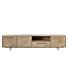 TV-Meubel Rianta houtstructuur/metaal