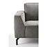 3-Zitsbank Virgio Antraciet Microleder Bonell