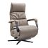 Relaxfauteuil Chanti L Met Sta-op Bruin Leer