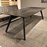 INHOUSE Eettafel Nemaro Eiken zwart 240x100cm