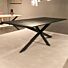 INHOUSE Eettafel Selectio rechthoek eiken zwart 220x100cm