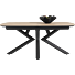 Uitschuiftafel Masura Ovaal 180(+60)x110 Cm Eiken