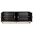 Dressoir Blackbone brass 4-deuren + open vak