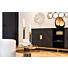 Dressoir Blackbone gold 4-deuren + open vak