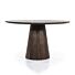 Ronde Eettafel Aron Bruin 130cm