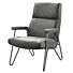 IN.HOUSE Fauteuil Monta antraciet
