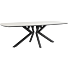 Eetkamertafel Masura Ovaal 240x110 Cm Wit