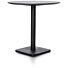 Brest Bistrotafel Stone Anthracite D80cm - Zwart