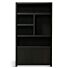  Boekenkast Jewel 5 Vaks 120cm Links Dark Brown