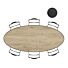 Eetkamertafel Arvada Ellips 250x110 Cm Natural
