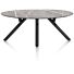 Eetkamertafel Minato Ellips 210x105 Cm Lichtgrijs