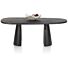 Eetkamertafel Arawood Teardrop 210x120 Cm Zwart
