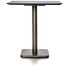 Brest Bistrotafel Marble Onyx 75X75cm - Goud
