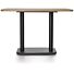 Brest Bistrotafel Vintage Oak 120X75cm - Zwart