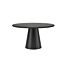 Eetkamertafel Arawood Rond 140 Cm Zwart