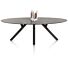 Eetkamertafel Minato Ellips 240x110 Cm Lichtgrijs
