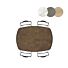 Bartafel Masura Ovaal 150x105 Cm Roest