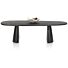 Eetkamertafel Arawood Teardrop 270x120 Cm Zwart