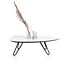 Salontafel Masura Laag 110 Cm Wit