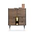 Fresno, Highboard 120 Cm - 3-Deuren + 2-Laden + 2-Niches