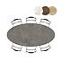 Bartafel Masura Ellips 220x105 Cm Antraciet