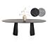 Eetkamertafel Arabax Ellips 240x120 Cm Onyx