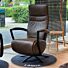 INHOUSE Relaxfauteuil Twisto Leer Metalen Arm