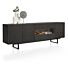 Modali, Dressoir 237 Cm - 3-Deuren + 2-Laden (+ LED) - Onyx