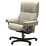 Bureaustoel Mayfair Home Office Creme Leer