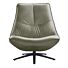 Draaifauteuil Monzone groen leer