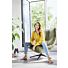 Draaifauteuil Monzone groen leer