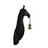 Wandlamp Giraffe mat zwart