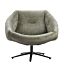 Fauteuil Rondo groen/groen Leer