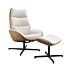 Voetenbank Erola Beige Bruin Microleder