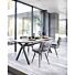 Eettafel Canarias tonvormig HPL brons 220x100cm